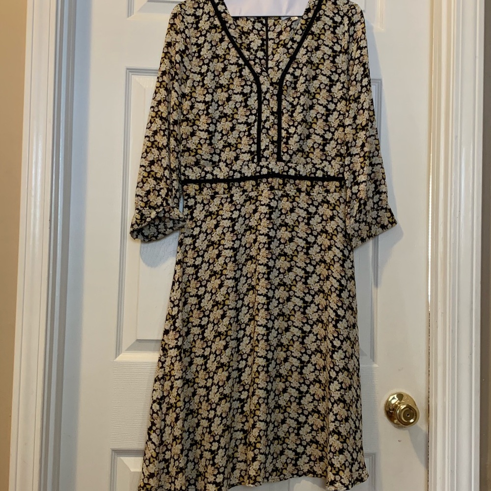 Vintage inspired floral dress
